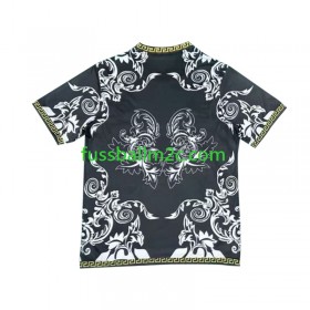 Fußballtrikots Real Madrid Versace Edition Heim Trikotsatz Schwarz 2024-2025